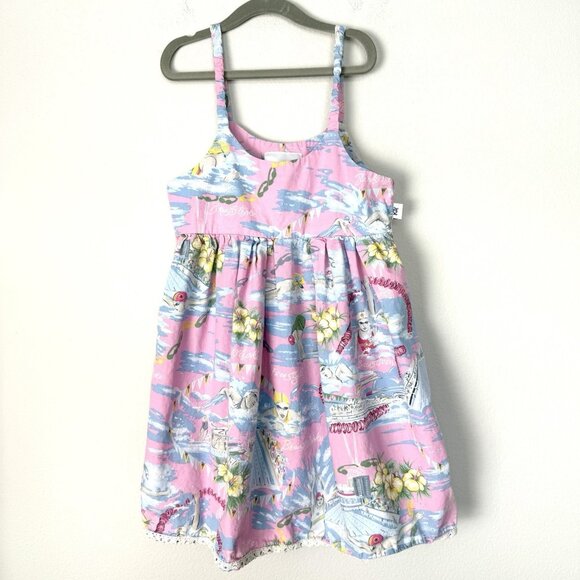 Surf Squirt Swimmer Swim Team Dress Girls 6 Summer Colorful Cotton‎ Travel Vacay - Picture 1 of 7